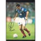 Signed picture of Robert Pires the France footballer.